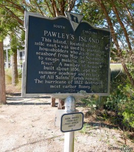 Pawleys Island Historical Marker Front 22-26